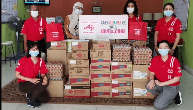 El afiliado malasio de Grupo Ajinomoto continúa difundiendo amor y cuidado a través de donaciones a la comunidad