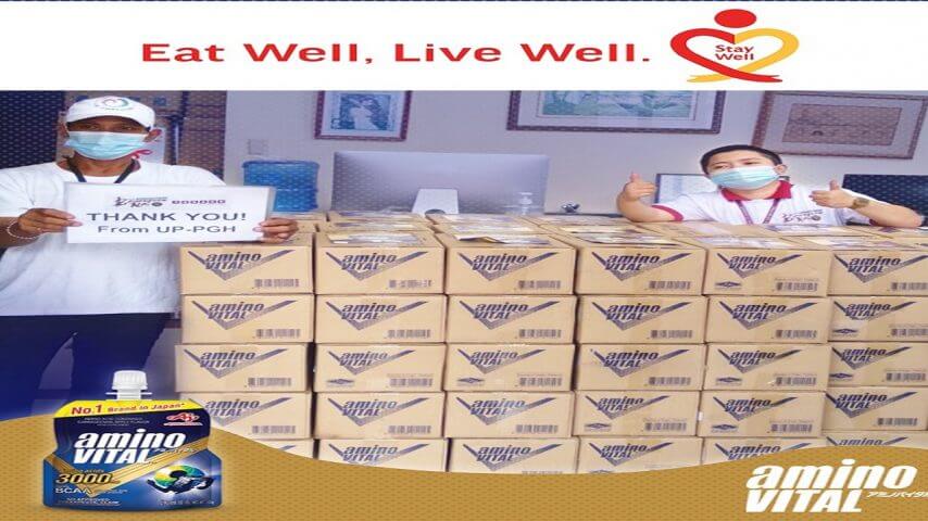 Ajinomoto Philippines Corporation รองรับ Frontliners ด้วยaminoVITAL®