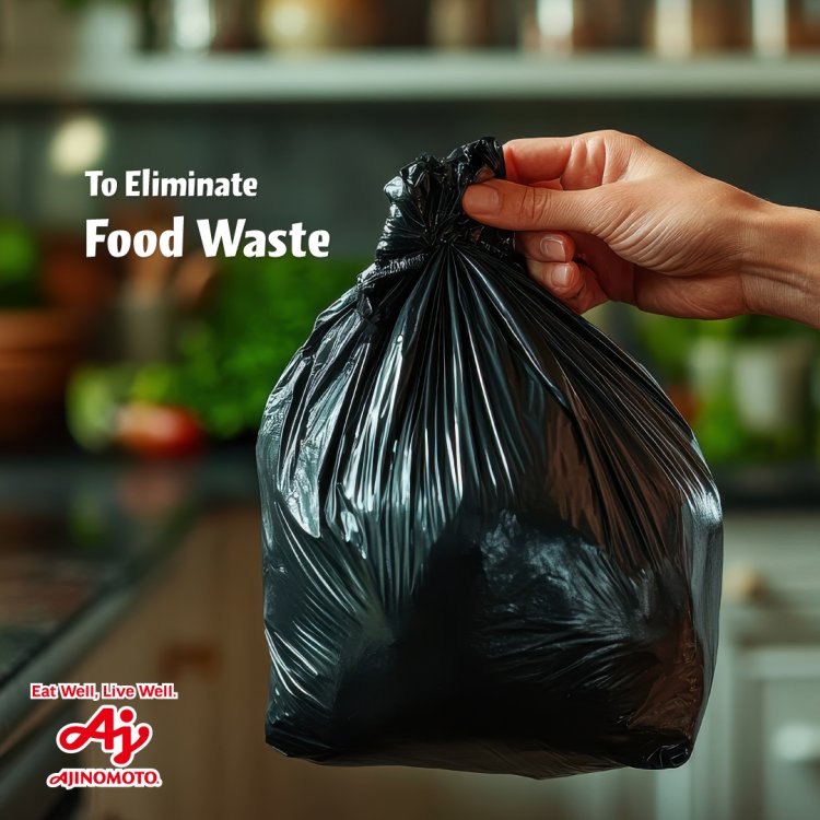 To Eliminate Food Waste Eat Well, Live Well. AJINOMOTO.
