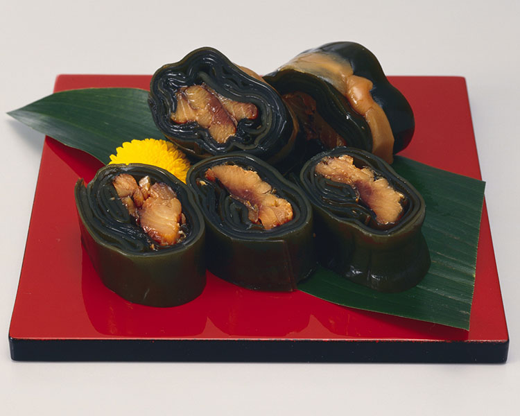 Sardine kelp roll