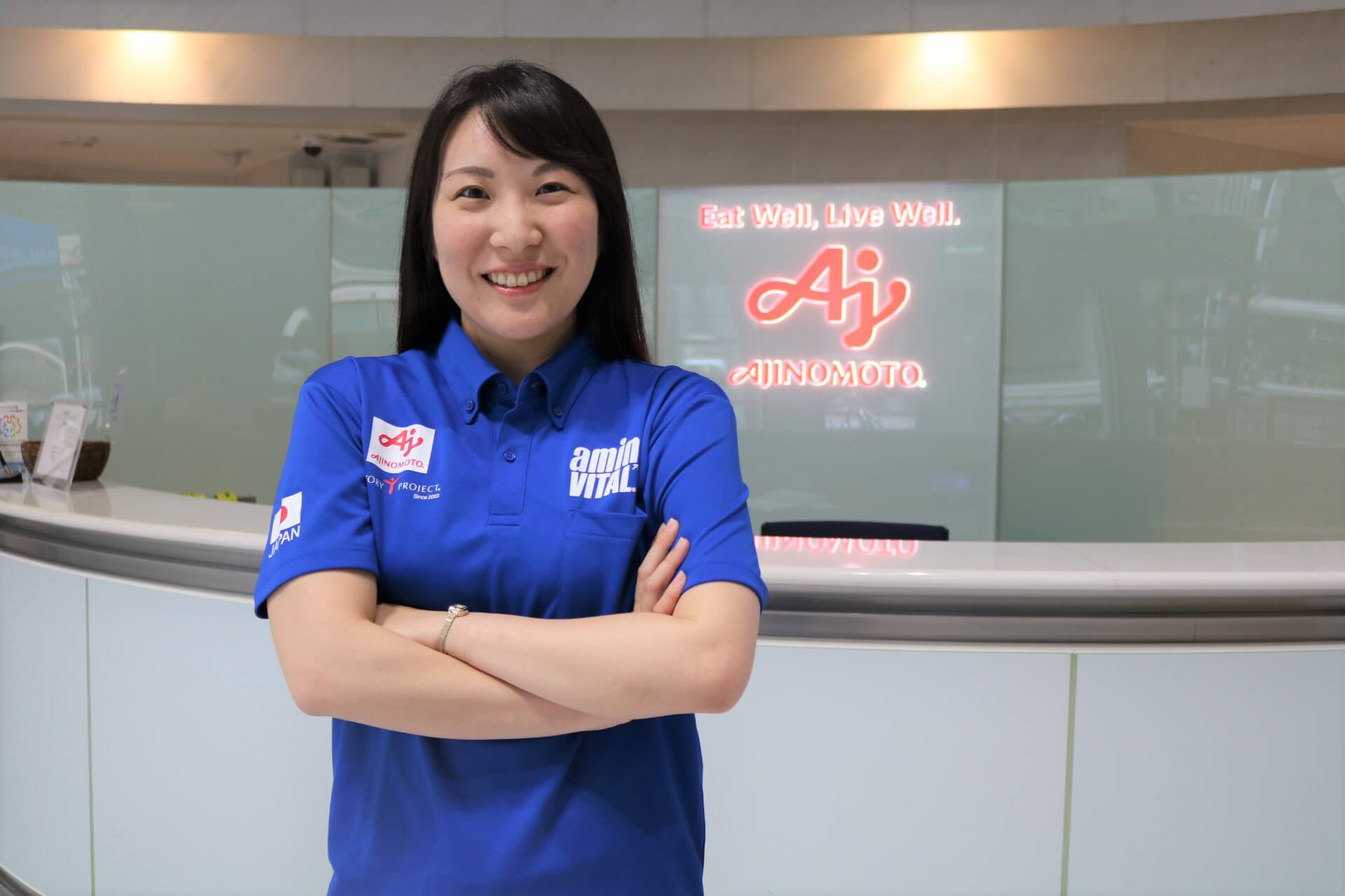 Haruka Suzuki, a registered nutritionist and a Victory Project® member