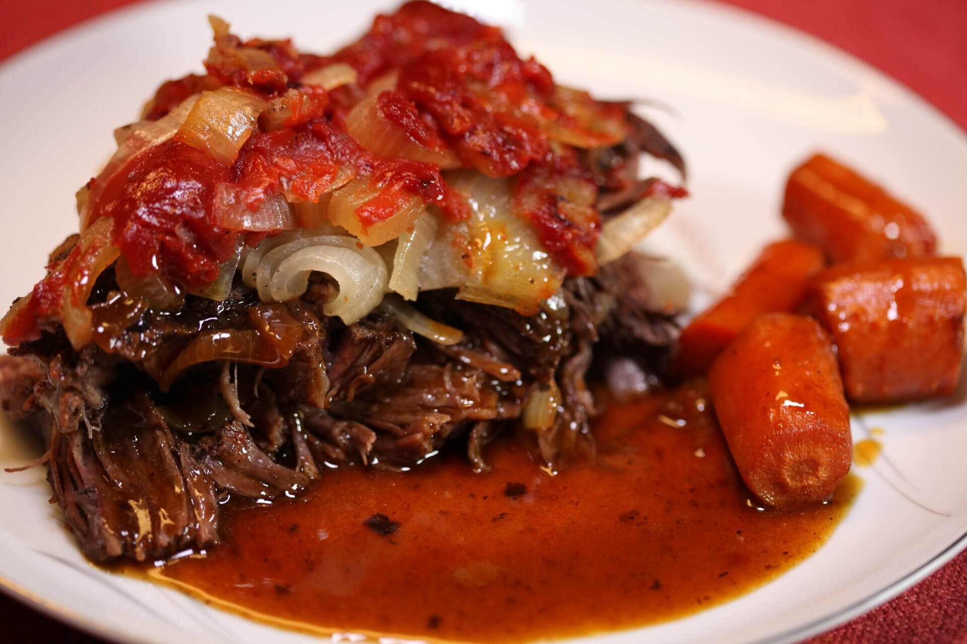 Rôti de pot de maman avec épaule de boeuf