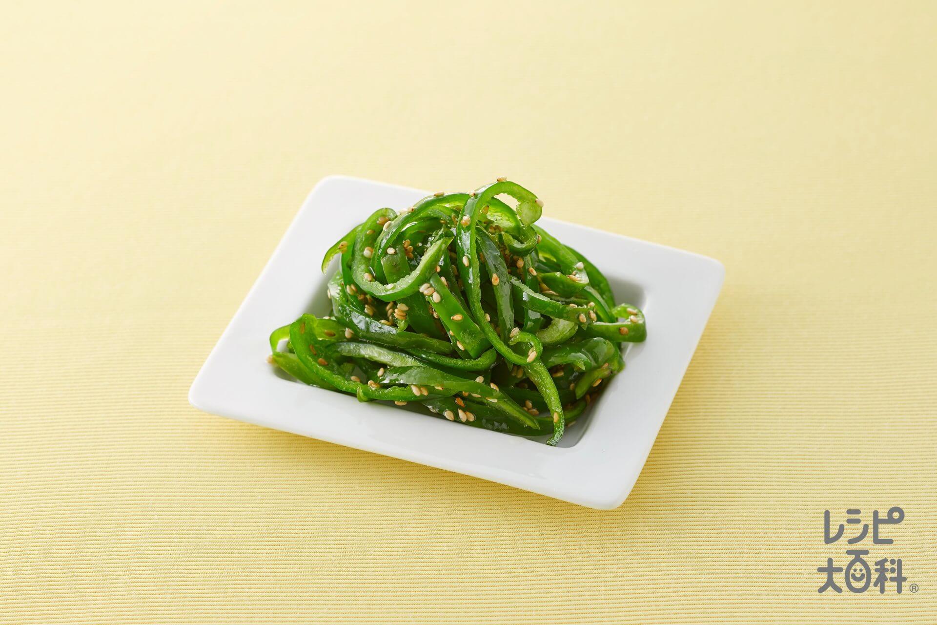 Japanese-style Seasoned Bell Peppers