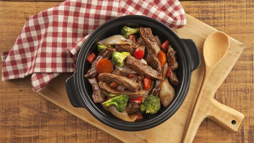 Beef and Vegetable Stir-Fry with Umami
