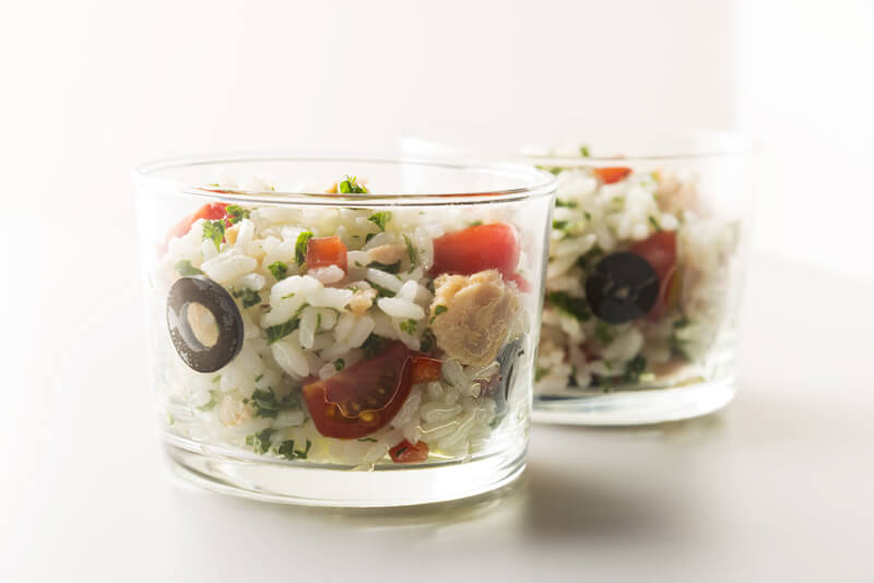 Easy and Umami-rich Rice Salad